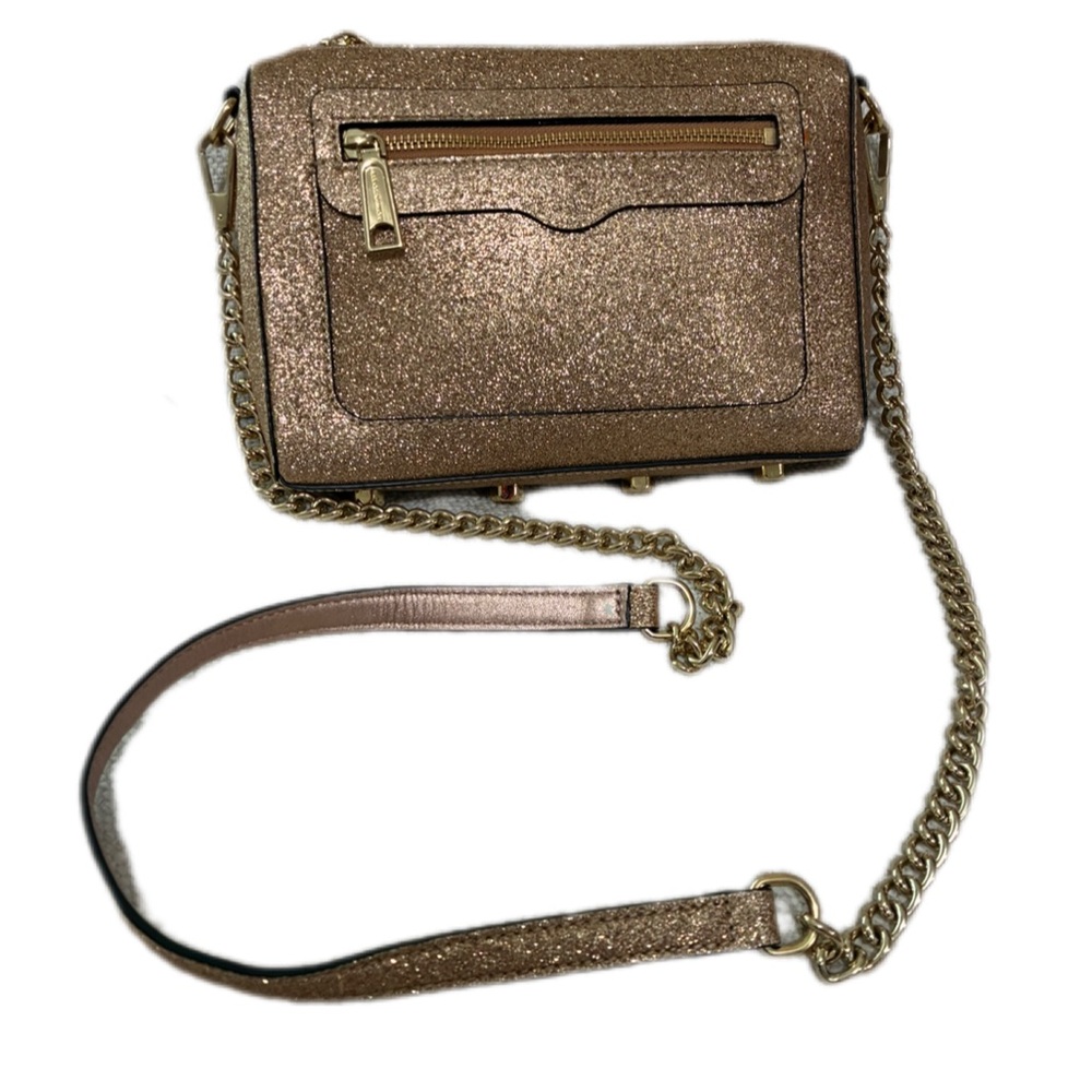 Rebecca Minkoff Glittery Gold Crossbody Bag
